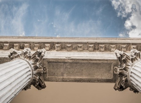 Courthouse pillars