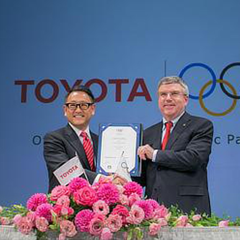 Prezident Akio Toyoda a prezident MOV